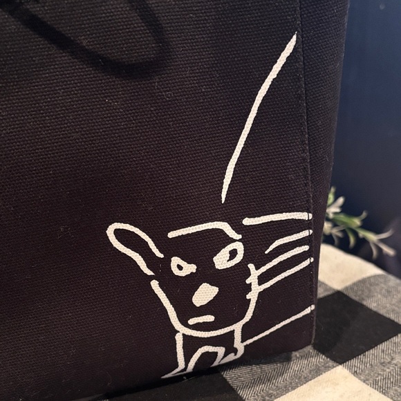 Kate Spade & Maira Kalma Top Handle Purse"Walk The Dog" Eloise Tote - Picture 3 of 8